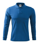 Single J. LS polokošile pánská azurově modrá 2XL