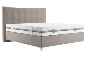 BLANÁŘ NÁBYTEK, a.s. Blanář čalouněná dvoulůžková postel DOMINO - boxspring