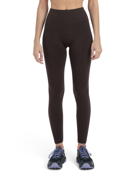 Dámské merino spodky ICEBREAKER Wmns Seamless Active 25" Tights, Bittersweet velikost: M