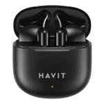 Havit TW976 černá / Bezdrátová sluchátka / Bluetooth 5.3 / nabíjecí pouzdro / až 5 h (TW976-BLACK)