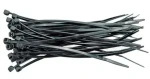 Vorel Stahovací pásky 100x2,5 mm černá / Stahovací pásky / 100 ks