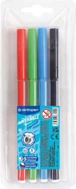Dětské fixy Centropen 7790 vypratelné sada 4ks