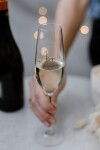 Bella Rose Sklenice na sekt Mr. a Mrs. – set 2 ks, čirá barva, sklo, 250 ml