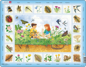 Puzzle MAXI Život na louce pod zemí/48 dílků