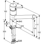 KLUDI - Scope Páková dřezová baterie XL, chrom 339300575