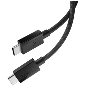 Spigen EB6015CC Essential USB-C na USB-C 60W kabel 1.5m černá / USB 2.0 (ACA10417)