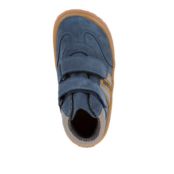Chlapecké celoroční kotníkové barefoot boty F-MOTION TEX DENIM Froddo G3110285-2 - 27
