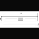 MEXEN - TORO krytka do vaničky 170-200 bílá 43930020