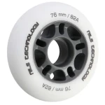 NILS Extreme PU 76x24 82A Matná kolečka bílá 4 ks (5907695543438)