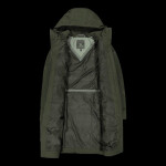 CMP dámská zimní bunda s kapucí, zateplená, nepromokavá, zelená (34K0096/F905) 48
