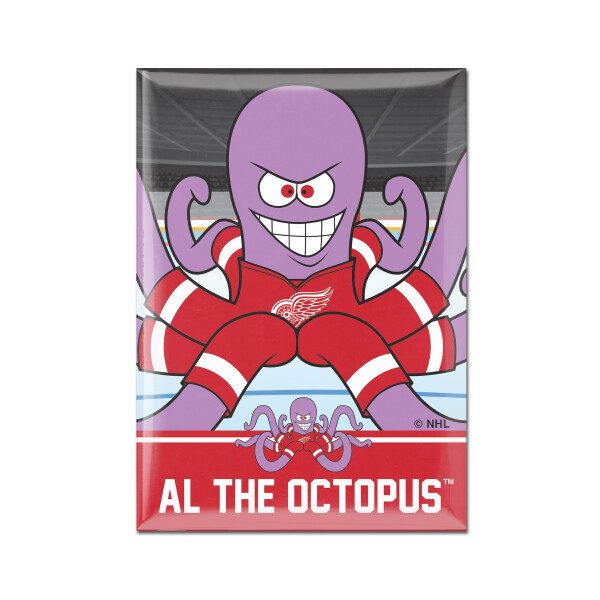 Wincraft Magnet Detroit Red Wings NHL Metal Magnet MASCOT