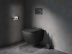 RAVAK - Chrome WC štětka na postavení, sklo/matná černá X07P1385