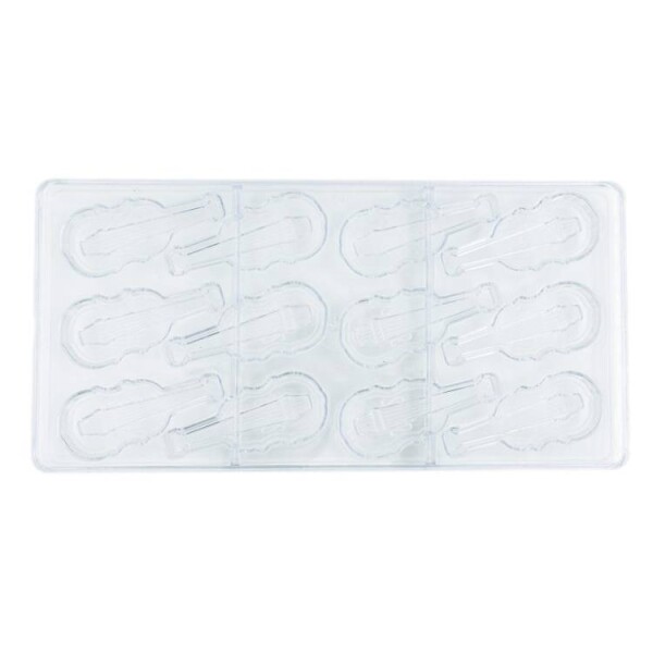 Dortisimo Plastová forma na čokoládu Housle