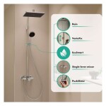 HANSGROHE - Activera Q Sprchový set s baterií, 29x18 cm, 2 proudy, EcoSmart, chrom 28747000