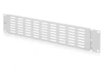 DIGITUS 19" šedá / Krycí panel 2U / výklopný / ocelový plech (DN-97694)