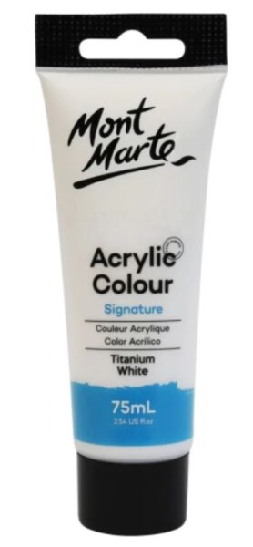 Mont Marte akrylová barva 75 ml běloba titanová