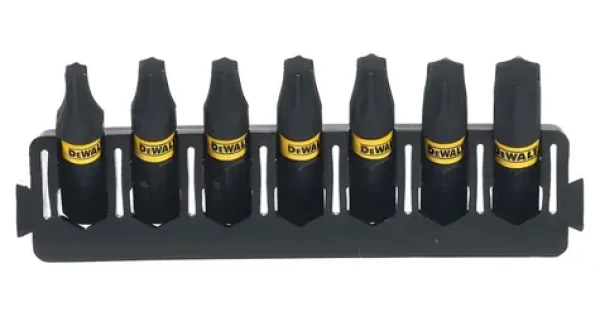 DeWalt 7dílná sada bitů T / Bity / T15, T20, T25, T30, T40 / 25 mm / ToughCase (DT70816)