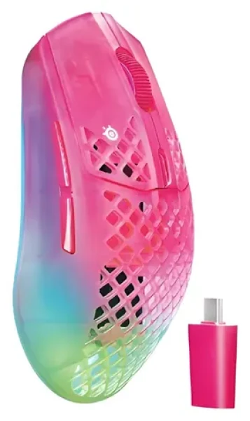 SteelSeries Aerox 3 WL Gen 2 MagentaHaze / Bezdrátová herní myš (62716)