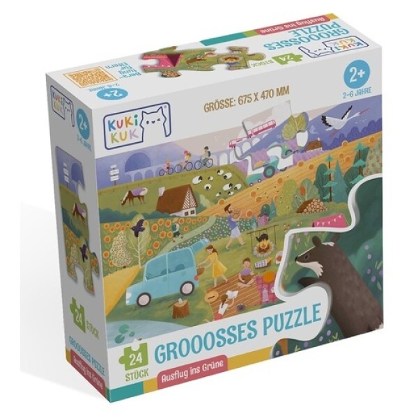 Kukikuk Grooosses Puzzle Ausflug ins Grüne