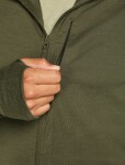 Pánská merino mikina s kapucí ICEBREAKER Mens 260 Quantum IV LS Zip Hoodie, Loden velikost: S