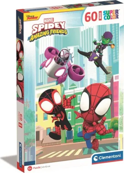 Clementoni PUZZLE Marvel: Spidey a jeho úžasní přátelé MAXI