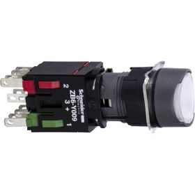 Schneider Electric XB6AW1B5B, XB6AW1B5B světelné tlačítko , 16 mm, 250 V, 3 A, 1 ks