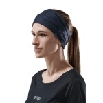 CEP Logo Bandana blue grey - Běžecký multifunkční nákrčník CEP - černá / šedá