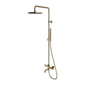 OMNIRES - Y termostatický exponovaný vanový systém, zlatý lesk Y1234GL