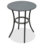 Balkónový set 1+2, stůl 60x60, židle umělý ratan barva antracit, kov antracit