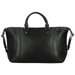 Módní dámská koženková kabelka do ruky Marilla, černá