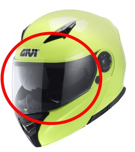Z2390Tr plexi čiré pro odklápěcí přilbu Givi X.16 Voyager, tvrzené