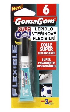 Lepidlo vteřinové pro pružné spoje 6 3g