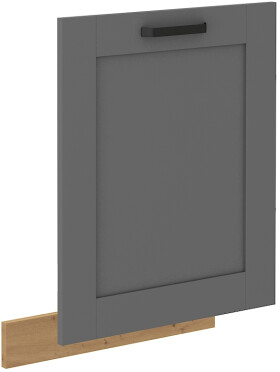 Dvířka na vestavnou myčku nádobí Luna ZM 713x596 Barva korpusu: Dub artisan, Barva dvířek: Dust Grey