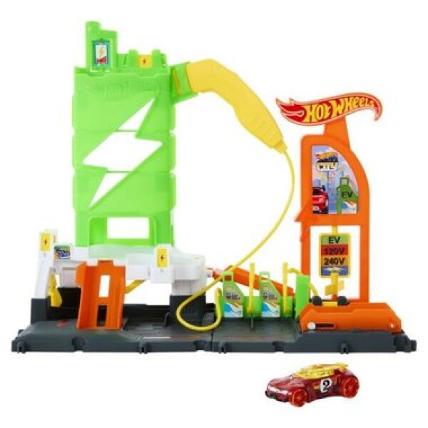 Mattel Hot Wheels City Super nabíjecí stanice