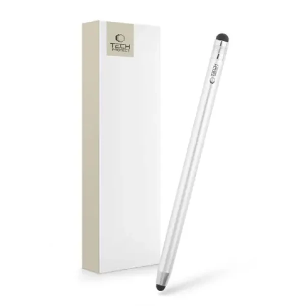 Tech-Protect Touch Stylus stříbrná / Dotykové pero / kapacitní