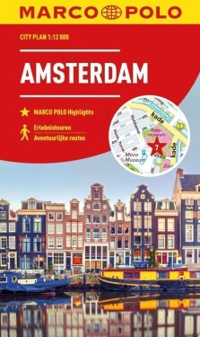 Amsterdam 1:12 000 / mapa města (lamino)