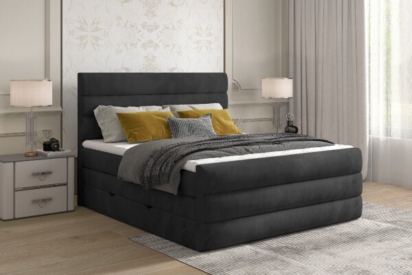 Boxspring Cande Rozměr: 180 x 200 cm, látka: Monolith 97