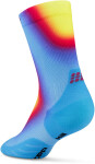 CEP pánské běžecké kompresní vysoké ponožky EDT. GRADIENT - blue/yellow Velikost: III (Vel. chodidla 39-42)