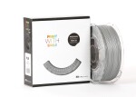 PLA filament Silver 1,75 mm Print With Smile 0,5 kg