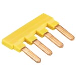 Weidmüller Z-series, Accessories, Cross-connector, For the terminals, No. of poles: 2 ZQV 2.5/2 1608860000-60 žlutá 60 ks