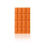 Dortisimo Čokoládová dekorace Tabulka čokolády oranžová (10 ks)