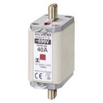 Siemens 3NA68206 sada pojistek Velikost pojistky = 0 50 A 690 V 3 ks