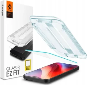 Spigen Glass tR EZ Fit čirá / Ochranné sklo / Apple iPhone 16 Pro (AGL07935)