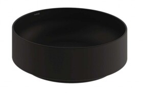 KLUDI - Resa R Umyvadlo na desku, průměr 40 cm, matná černá 58CW1039