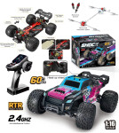 Mamido Auto na dálkové ovládání 60 km/h RC Monster Truck 1:16 4WD Brushless 2.4GHz oranžové