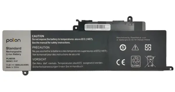 TRX GK5KY / Baterie pro notebook / Dell Inspiron 13 7347 / 13 3147 / 3800 mAh / 43 Wh / neoriginální (TRX-PLNB358)