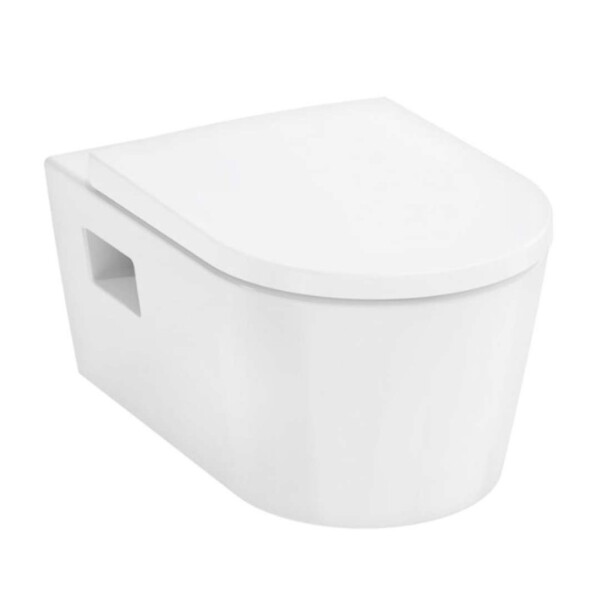 HANSGROHE - EluPura S Original Závěsné WC se sedátkem, Rimless, bílá 60207450