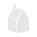 Räder Porcelánová lucerna House with Heart, bílá barva, porcelán