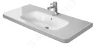 DURAVIT - DuraStyle Umyvadlo 1000x480 mm, s 1 otvorem pro baterii, s WonderGliss, bílá 23201000001