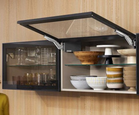 Blum Sada Aventos HK top ALU mechanismus: silný, krytka: šedá světlá (BLAHKT_44)